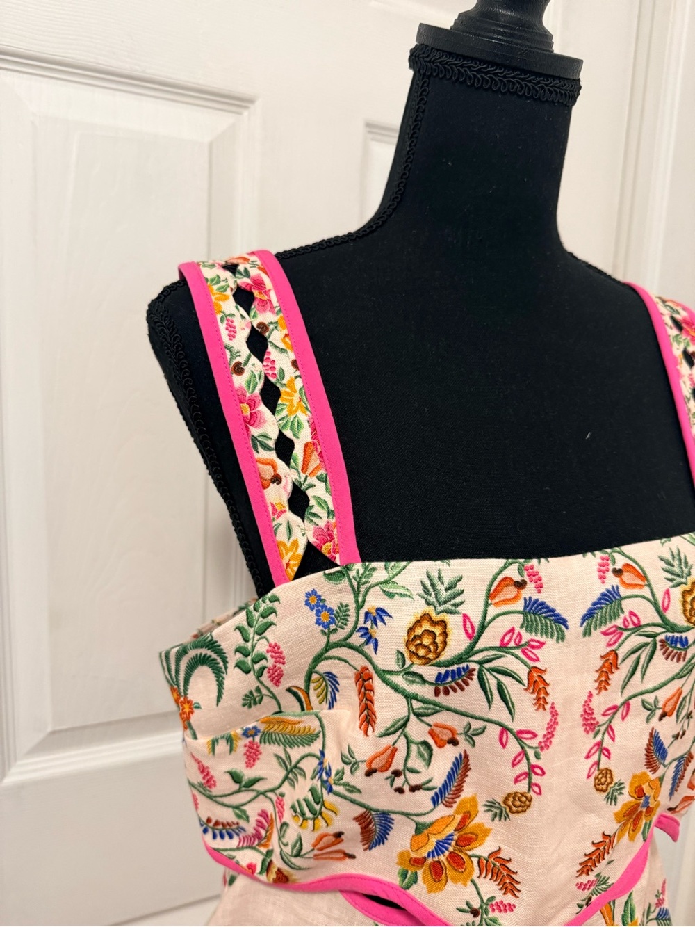 Farm Rio Delicate Forest Mini Dress - Picture 7 of 11
